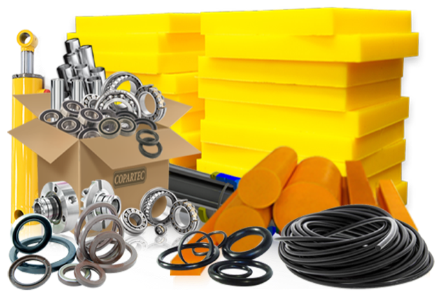 Productoscopartec selloshodraulicos cilindrohidraulico barracromada rodamientos retenes